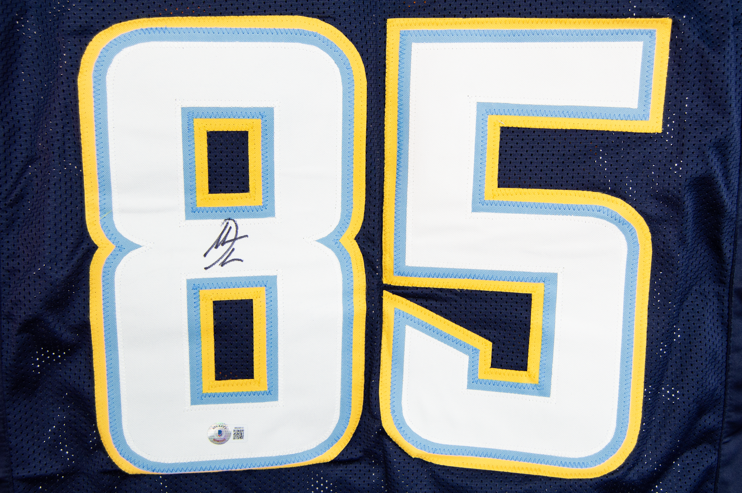 Antonio Gates Autographed Custom Navy Blue San Diego Jersey