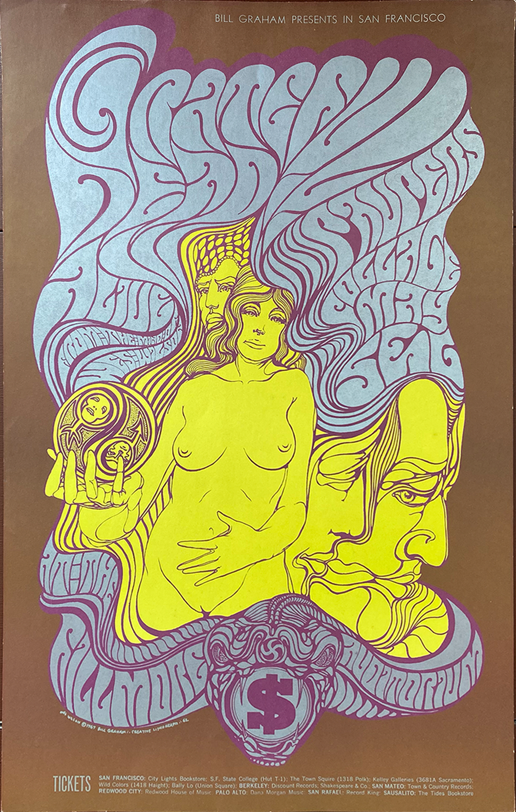 Grateful Dead - Fillmore West - 1967 (2nd Print)
