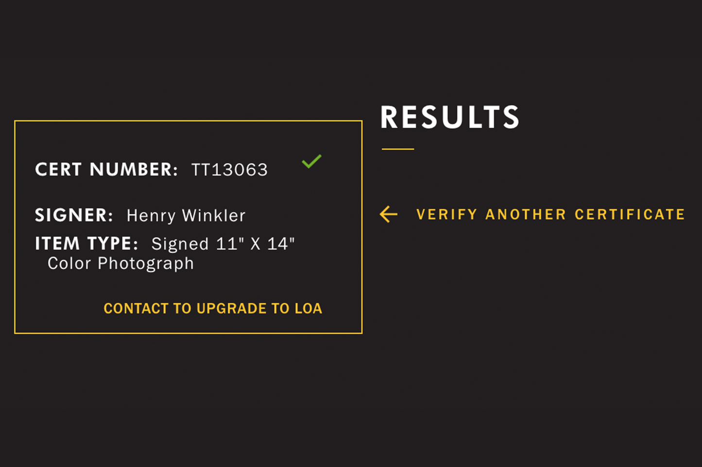 Henry Winkler Autographed 11x14 'Happy Days' Photo