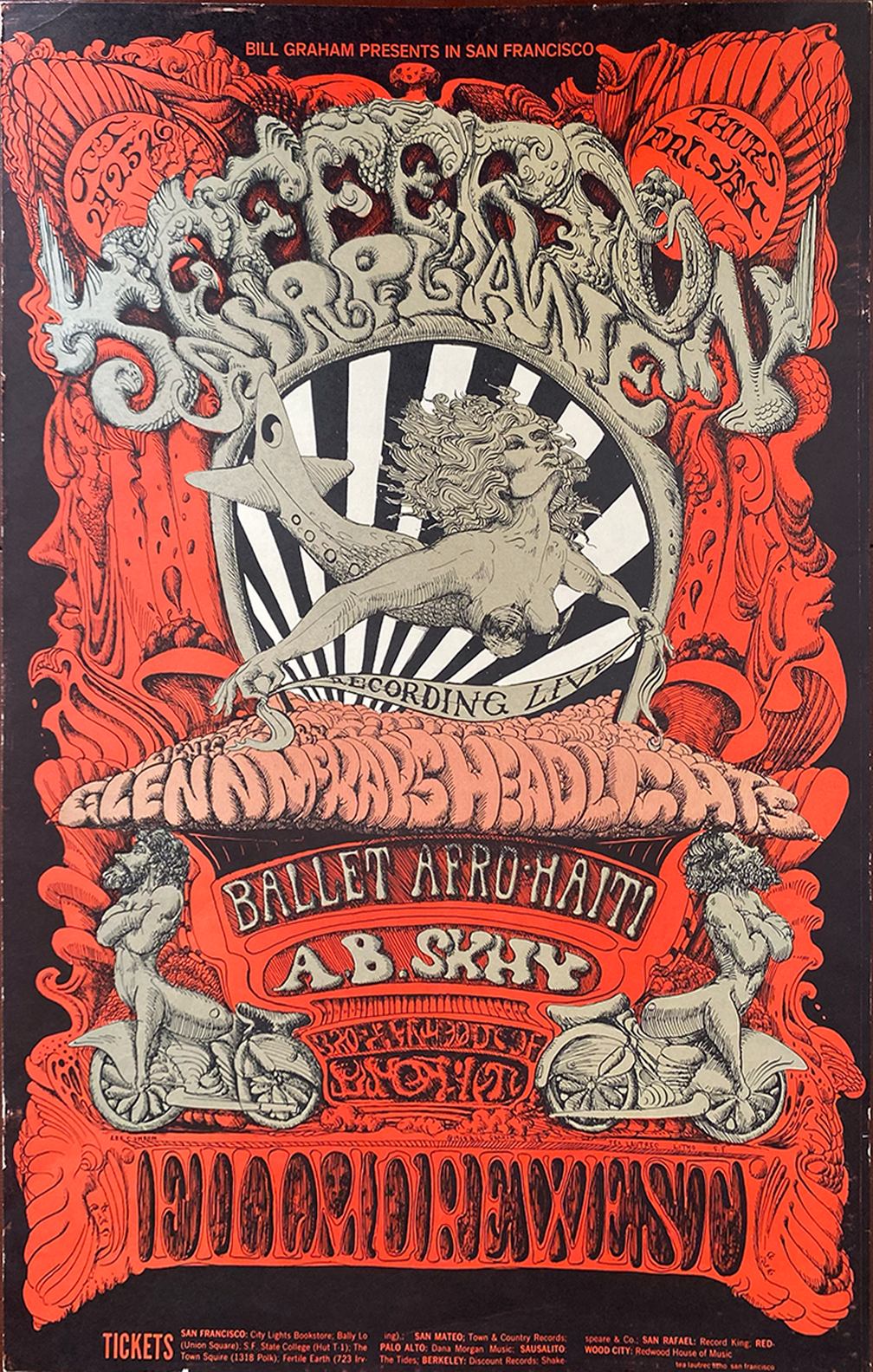 Jefferson Airplane - Fillmore West - 1968 (1st Print)