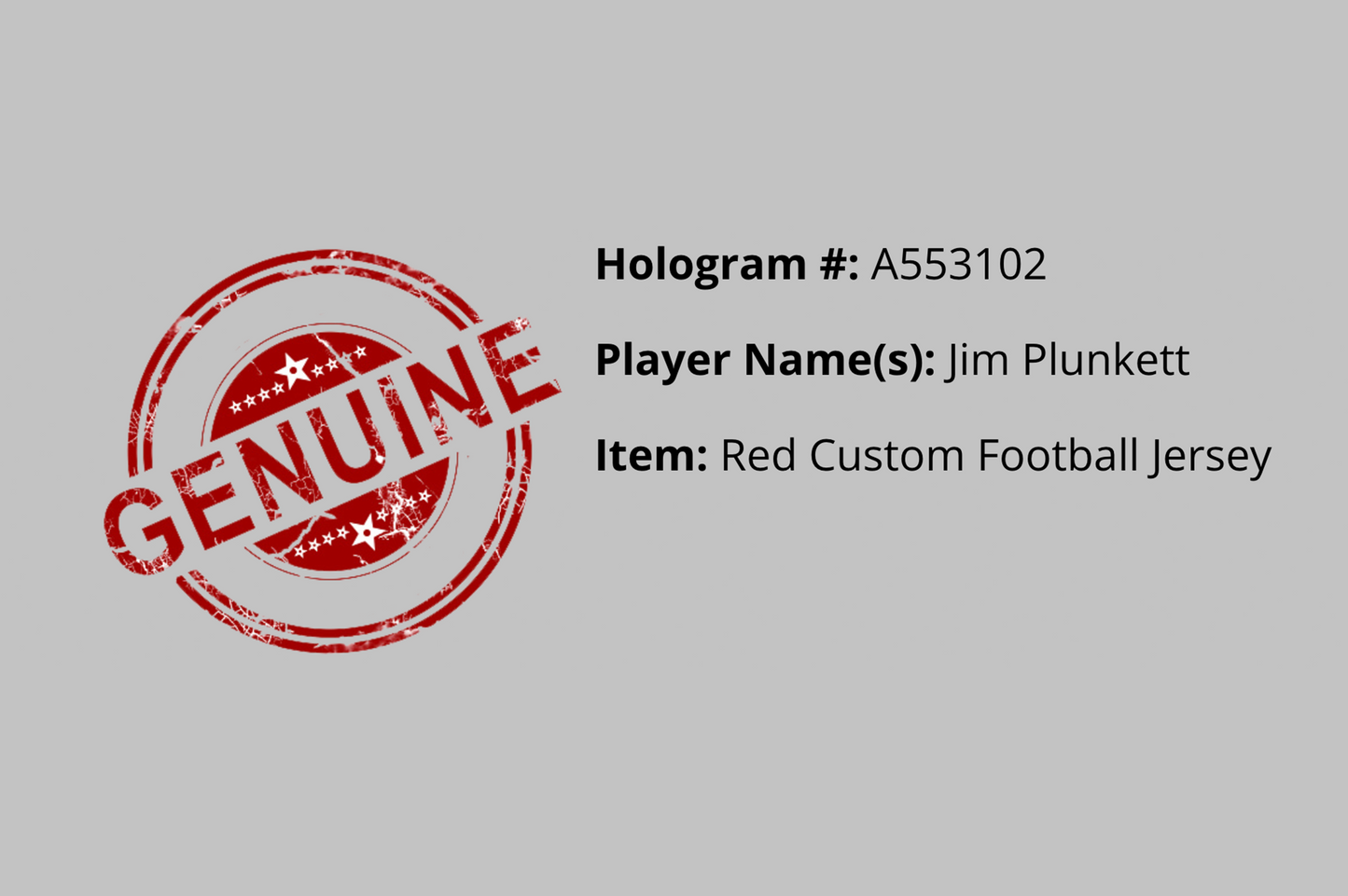 Jim Plunkett Autographed Cardinal Red Custom Jersey