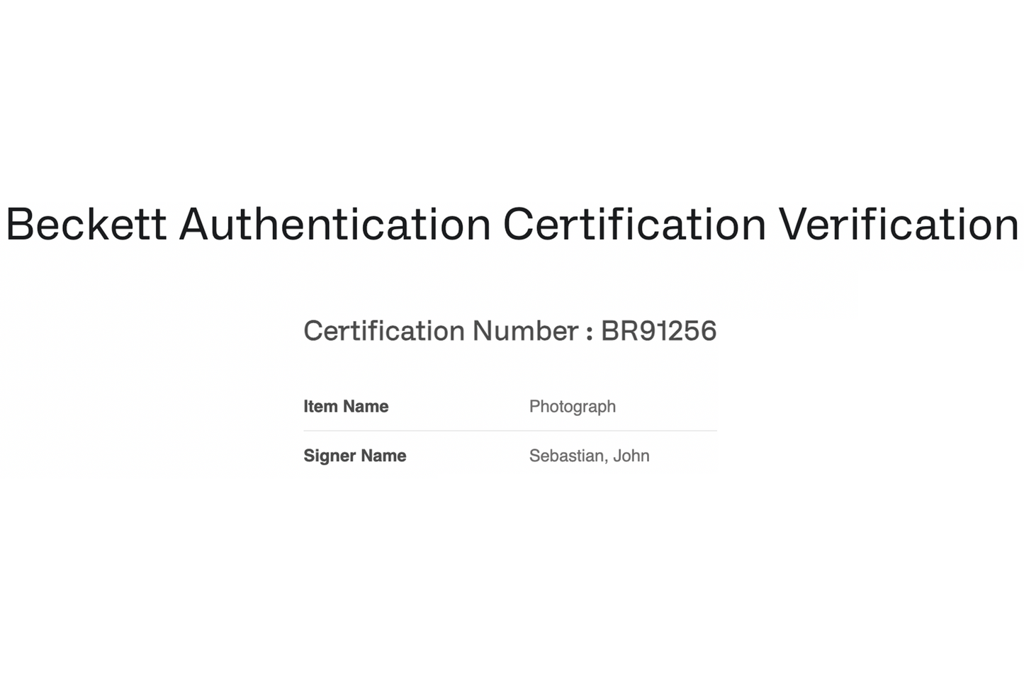 John Sebastian Autographed 8x10 Photo