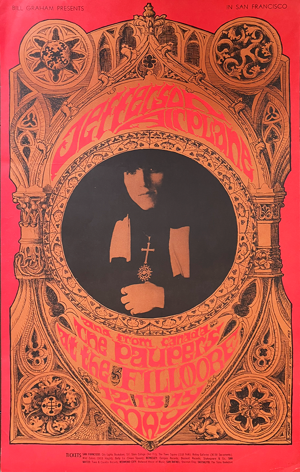 Jefferson Airplane - Fillmore West - 1967 (1st Print)