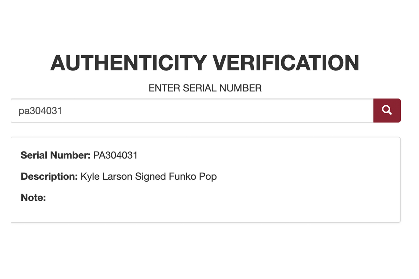 Kyle Larson Autographed NASCAR Funko Pop #16