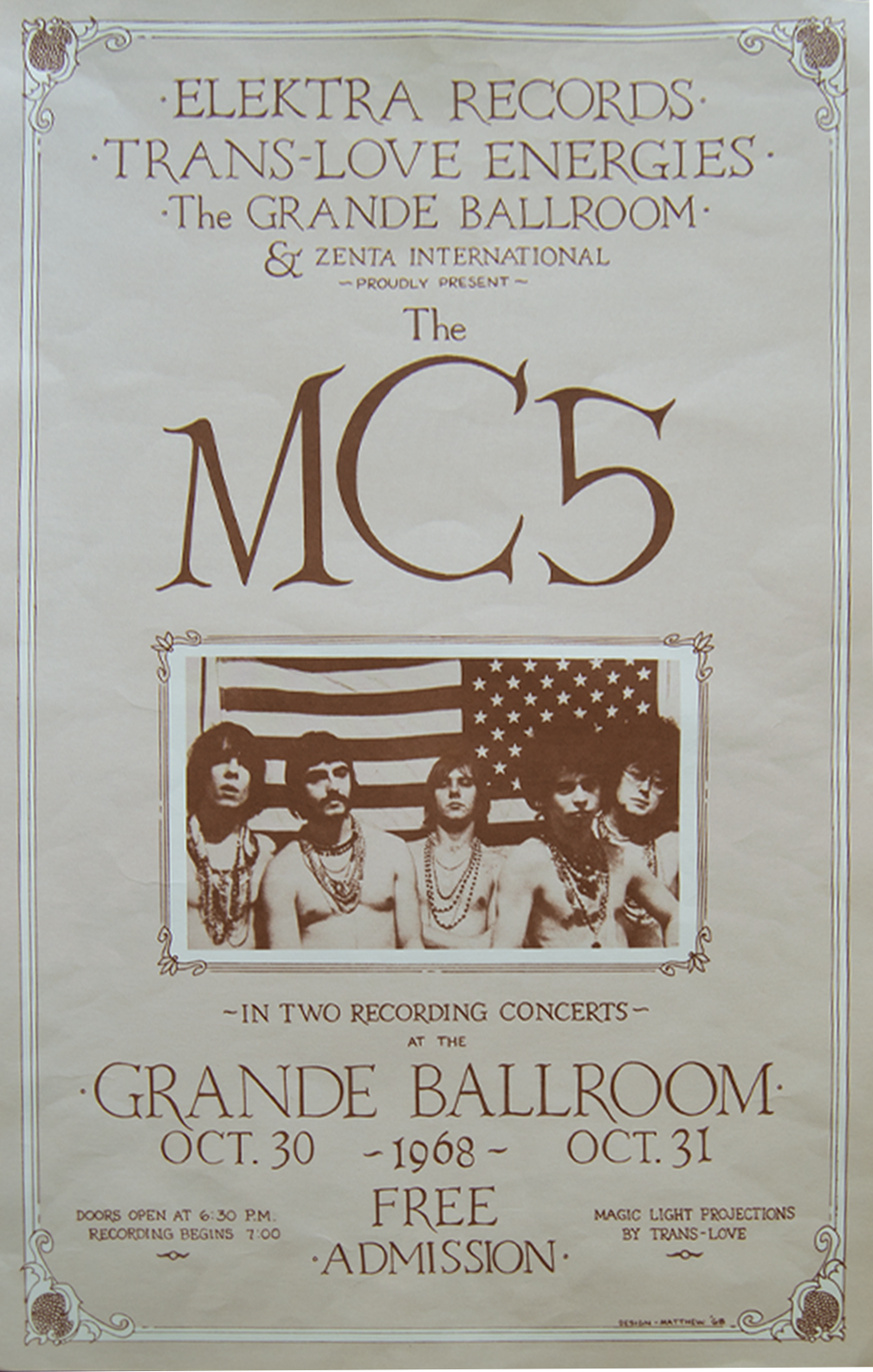 MC5 - Live Recording - Grande Ballroom - 1968 (2nd Print)