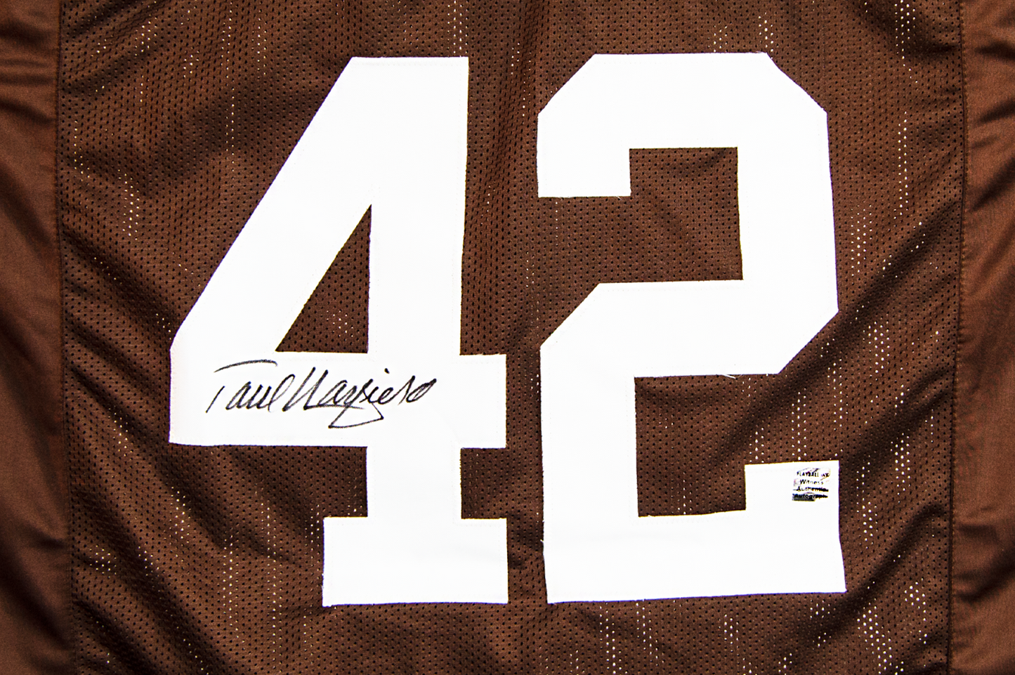Paul Warfield Autographed Custom Brown Cleveland Jersey