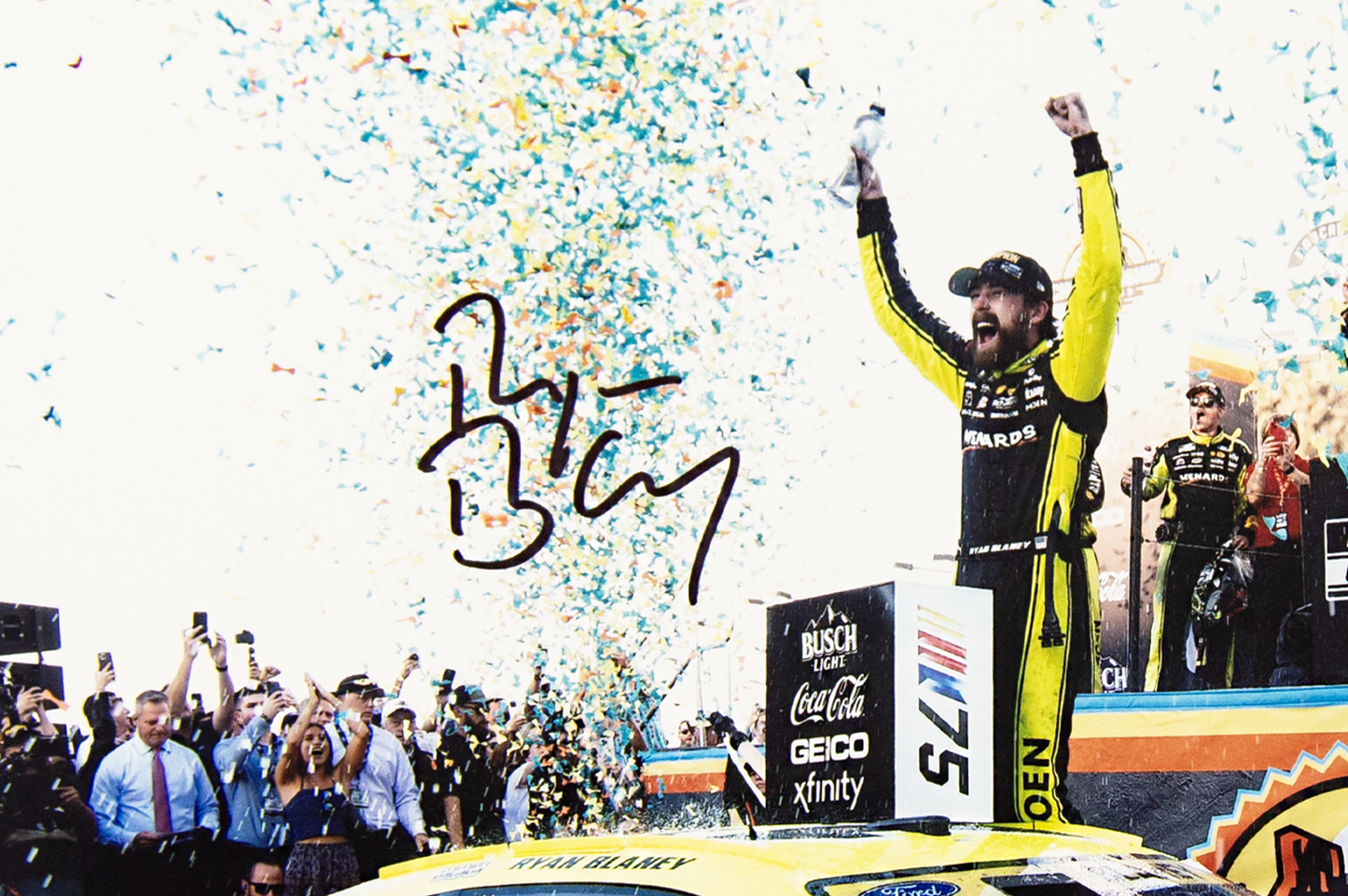 Ryan Blaney Autographed 11x14 Photo