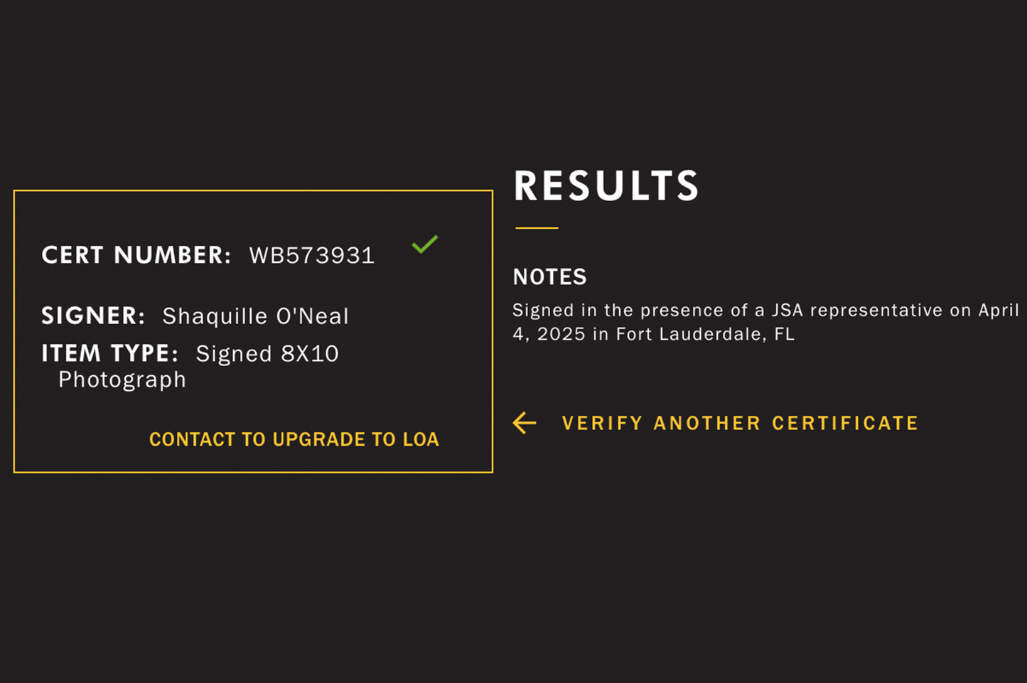 Shaquille O'Neal Autographed 8x10 Orlando Magic photo