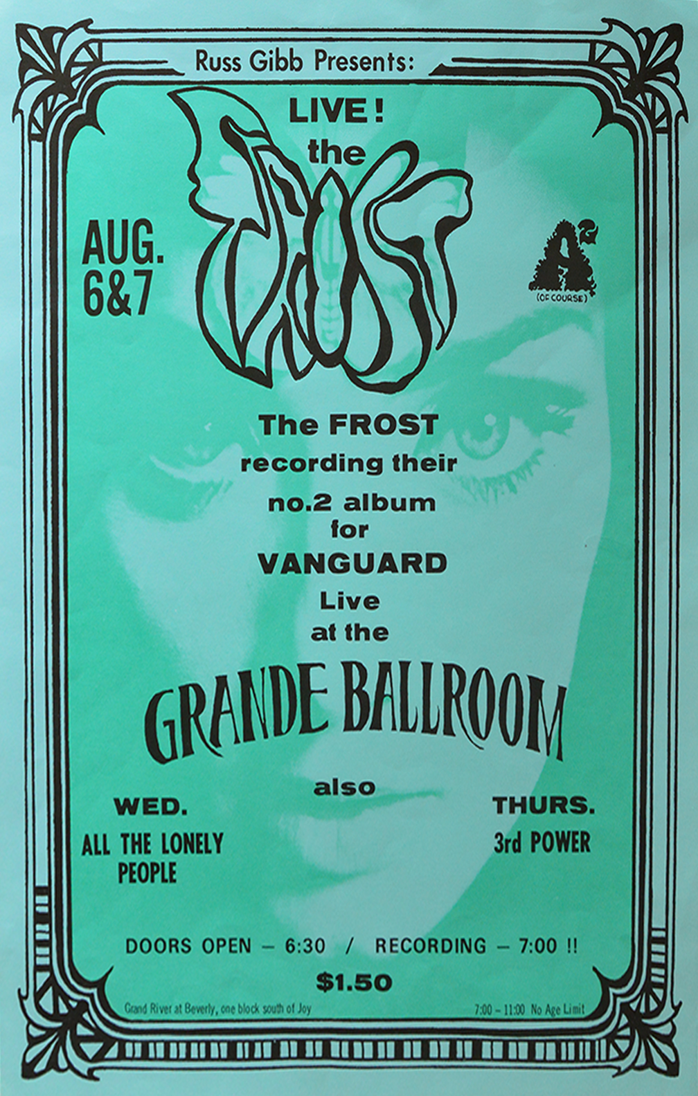 The Frost - Grande Ballroom - 1969 (1st Print)
