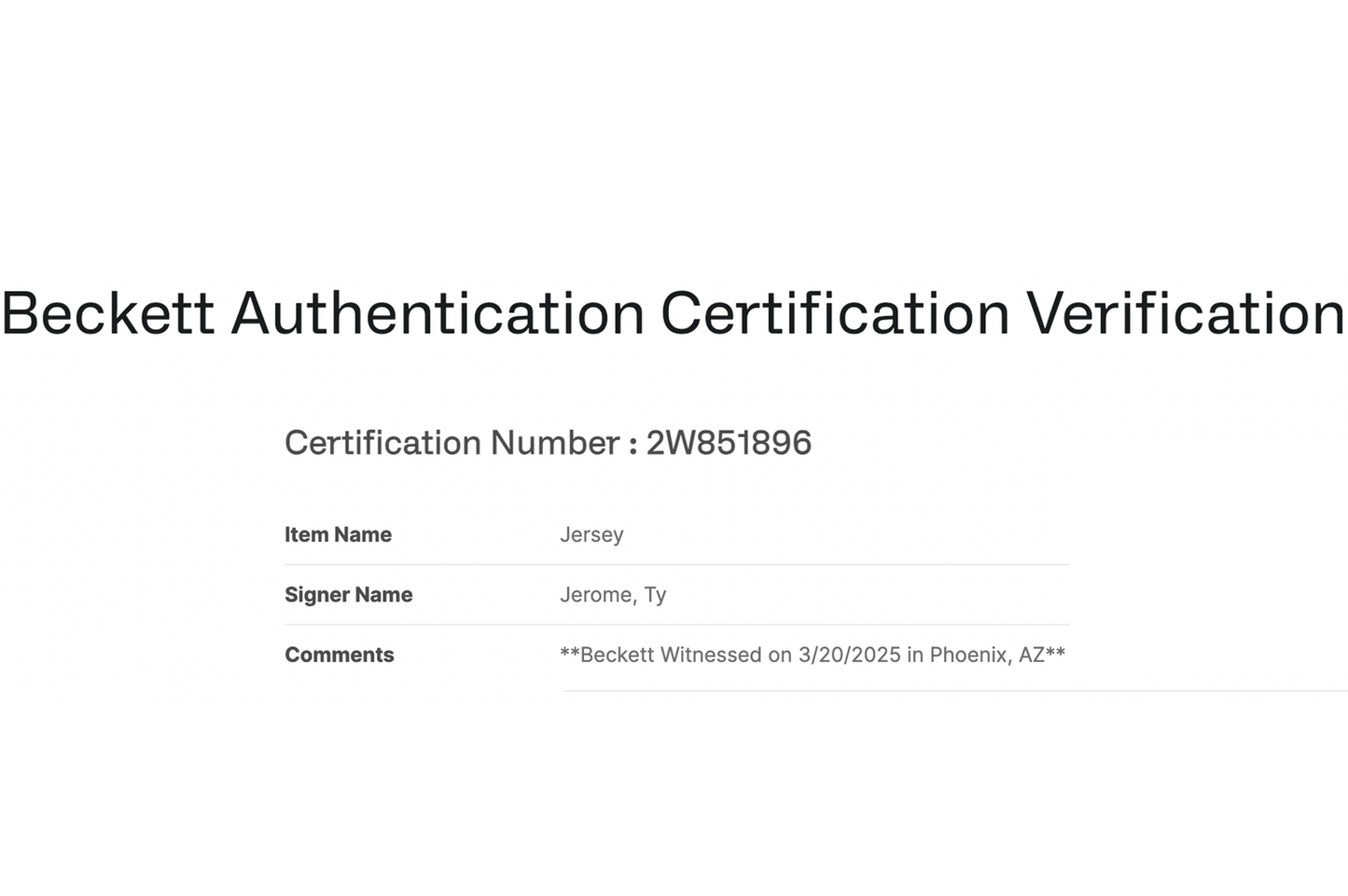 Ty Jerome Autographed Custom Black Cleveland Cavaliers Jersey