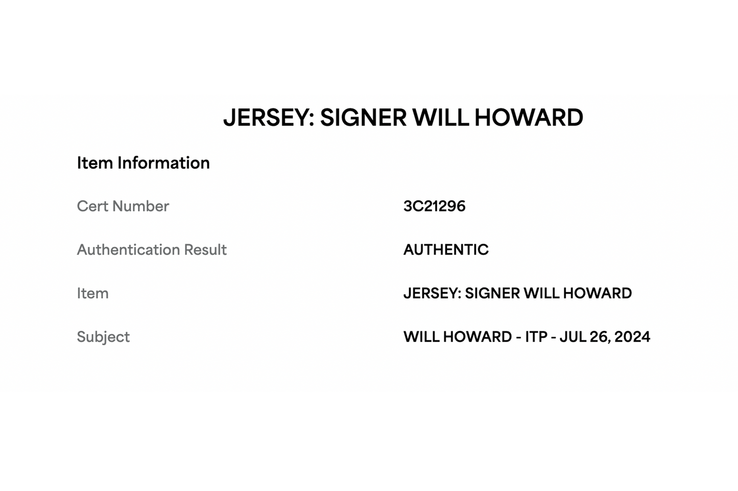 Will Howard Autographed Ohio Scarlet Custom Jersey