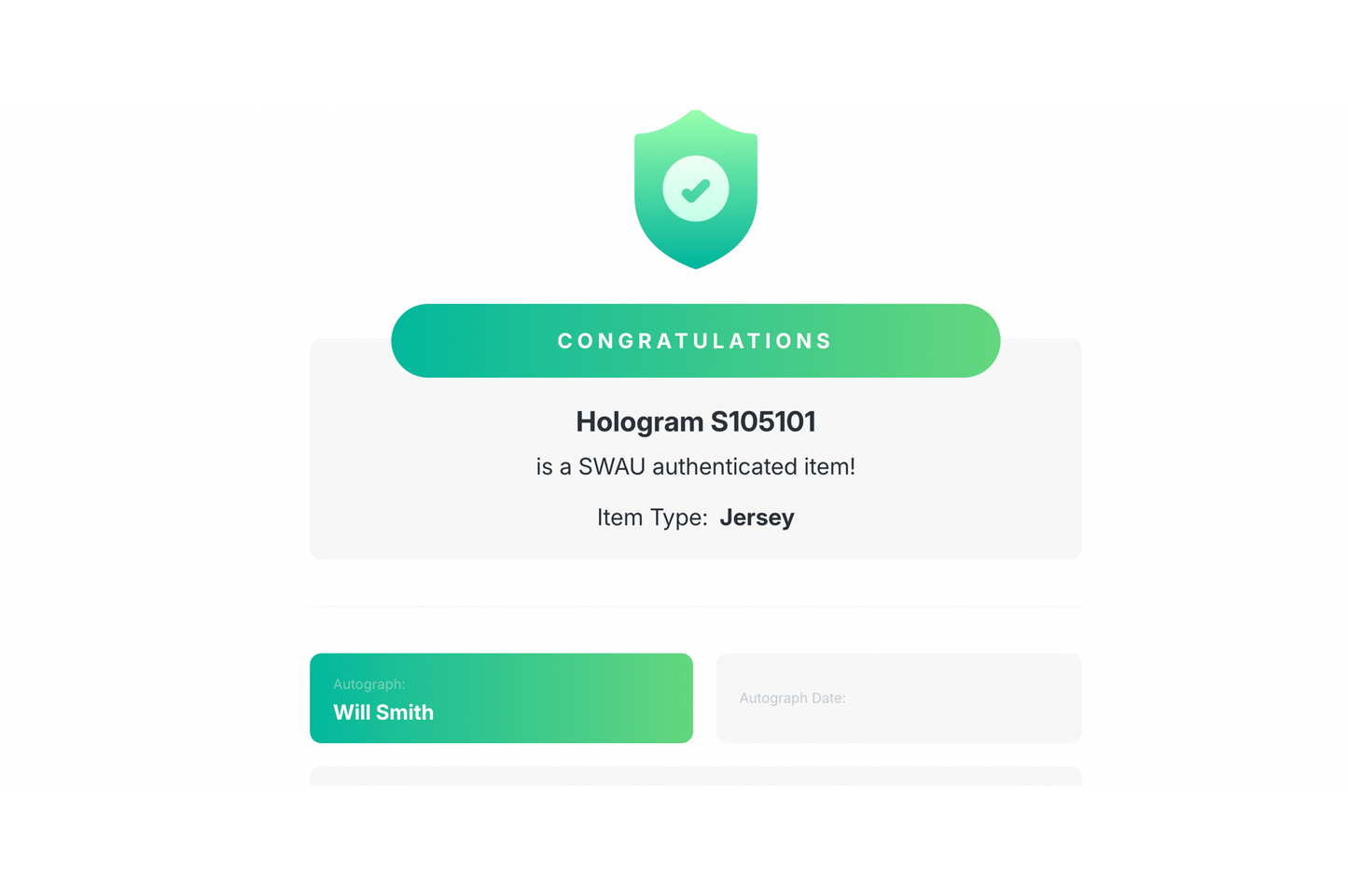 Will Smith Autographed Custom 'Fresh Prince of Bel-Air' Gold Jersey