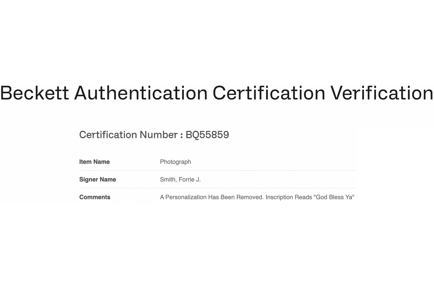 Forrie J. Smith Autographed 'Yellowstone' 8x10 Photo (God Bless Ya)