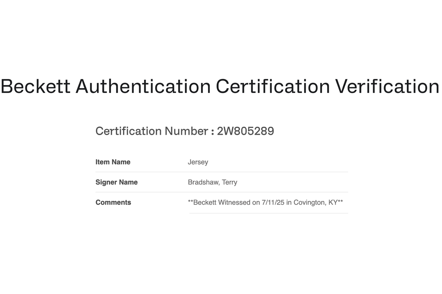 Terry Bradshaw Autographed Custom Black Pittsburgh Jersey