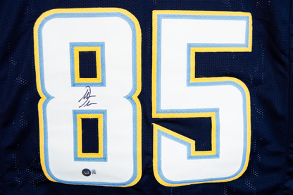 Antonio Gates Autographed Custom Navy Blue San Diego Jersey
