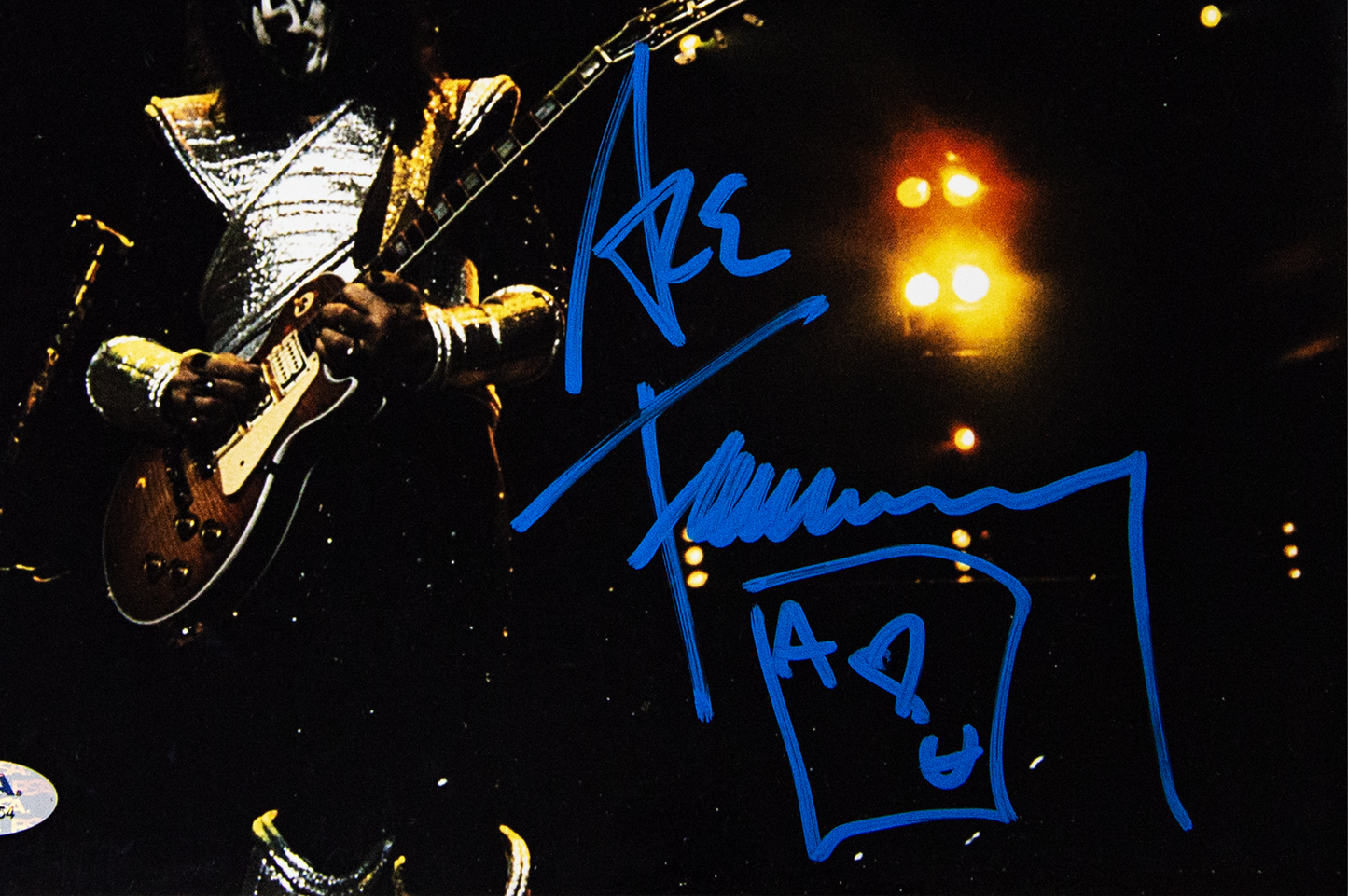 Ace Frehley Autographed 8x10 KISS Photo