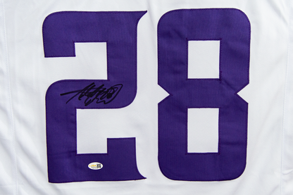Adrian Peterson Autographed Custom White Minnesota Jersey