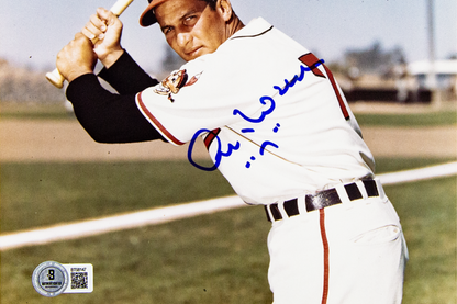 AL Rosen Autographed 8x10 Cleveland Indians Photo