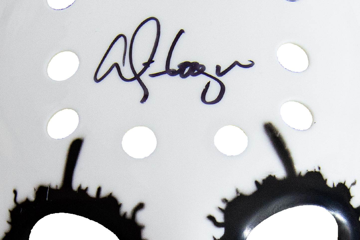 Alice Cooper Autographed Jason Mask
