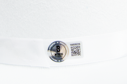 Alice Cooper Autographed White Top Hat