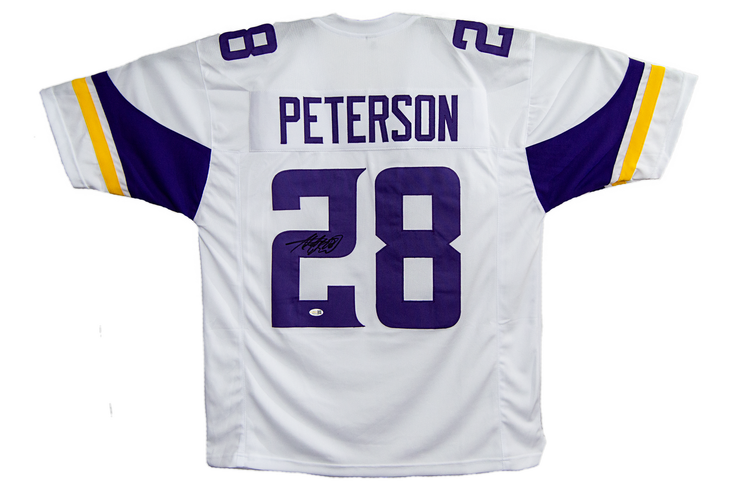 Adrian Peterson Autographed Custom White Minnesota Jersey
