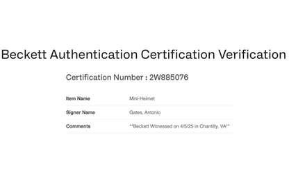 Antonio Gates Signed San Diego Chargers Mini Helmet