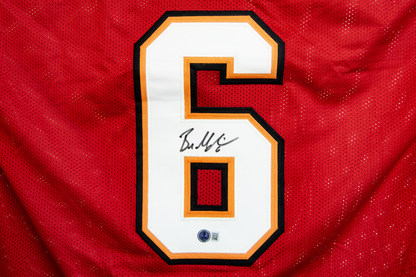 Baker Mayfield Autographed Custom Red Tampa Bay Jersey