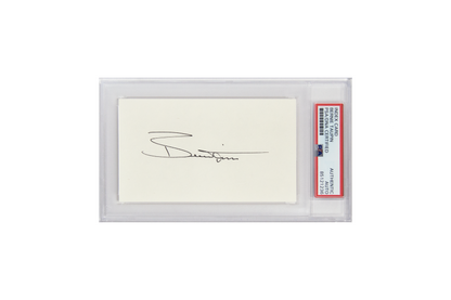 Bernie Taupin Autographed Encapsulated Slab