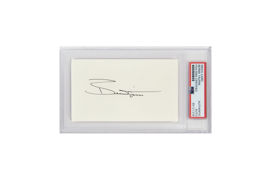 Bernie Taupin Autographed Encapsulated Slab