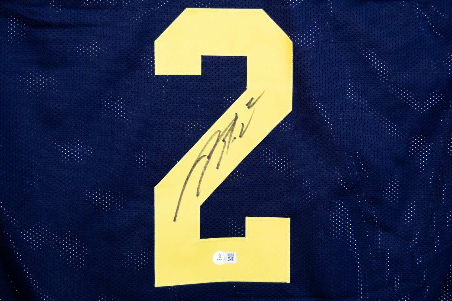 Blake Corum Autographed Custom Blue Michigan Jersey