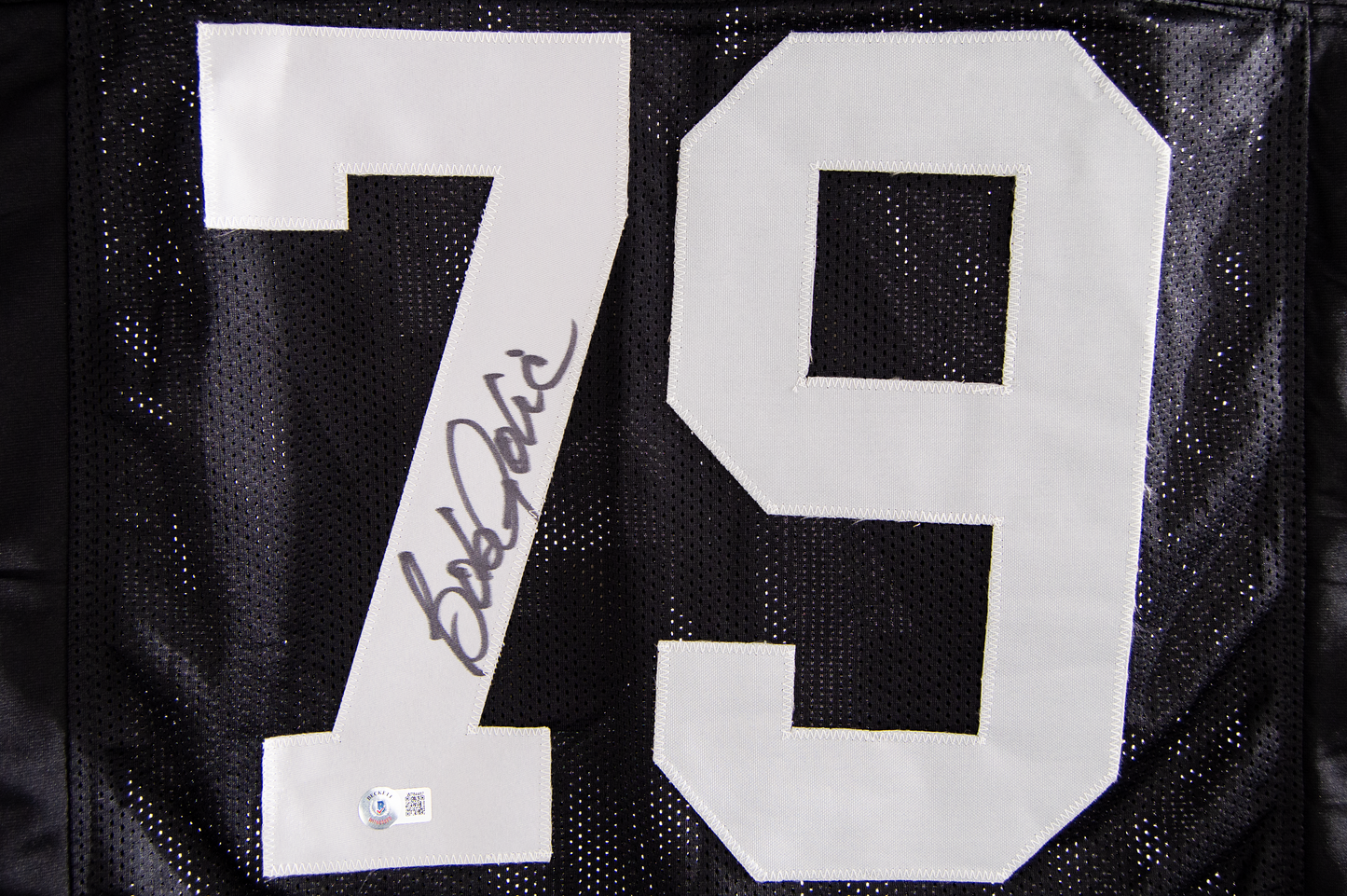 Bob Golic Autographed Custom Black Oakland Jersey