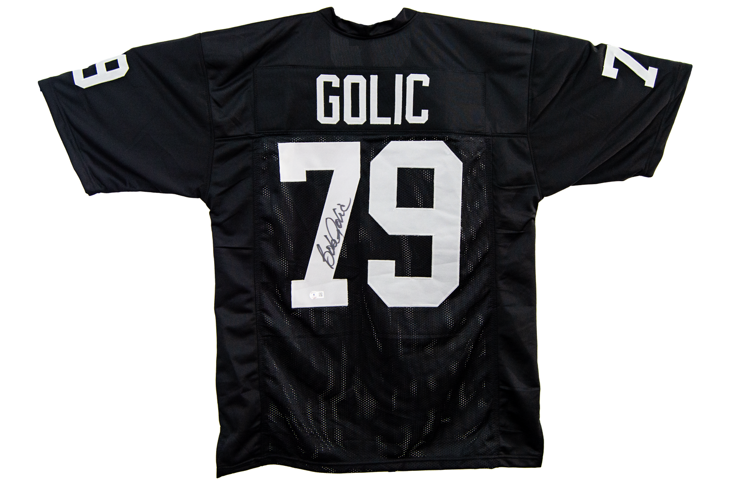 Bob Golic Autographed Custom Black Oakland Jersey
