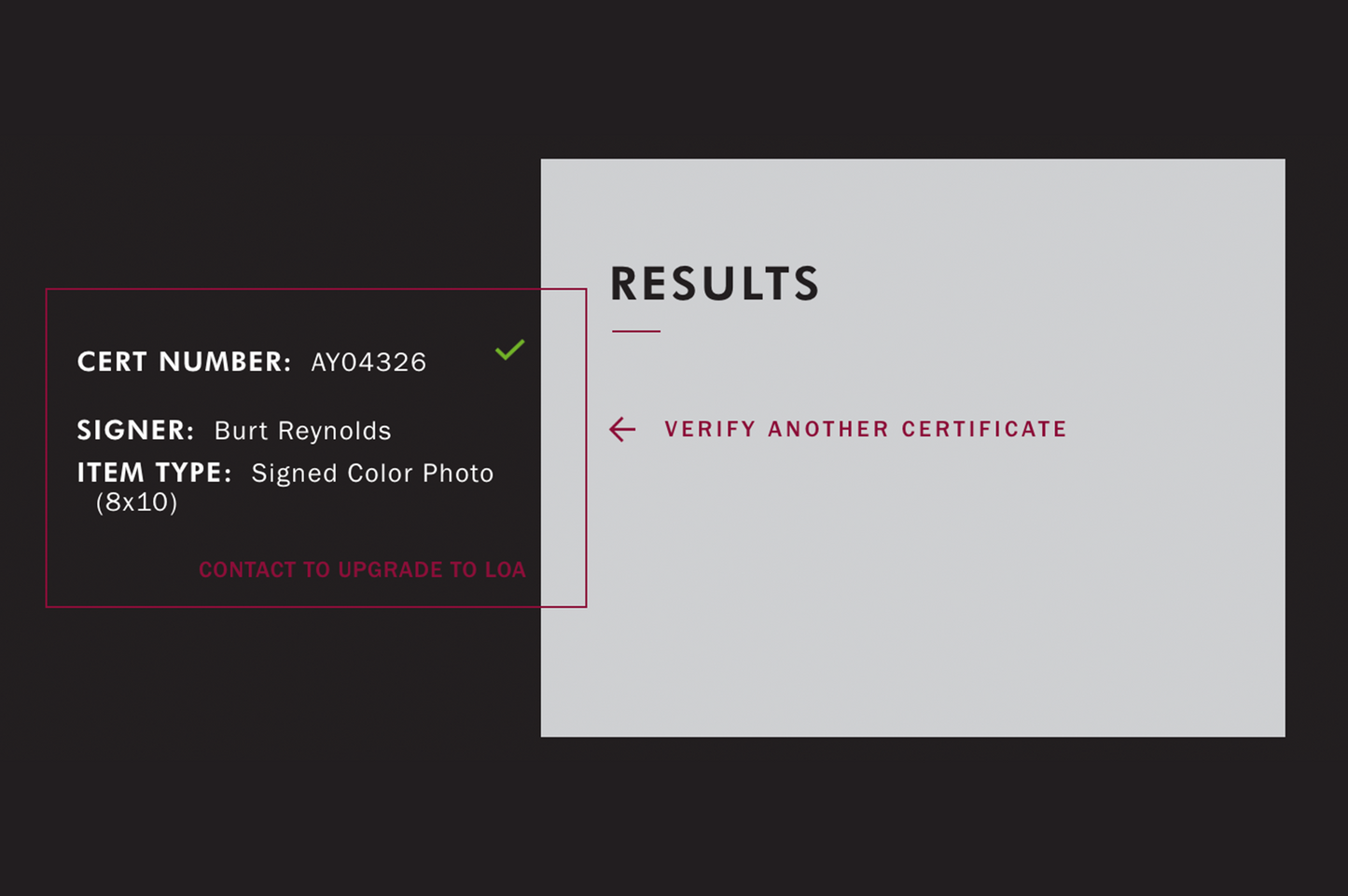 Burt Reynolds Autographed 8x10 Photo