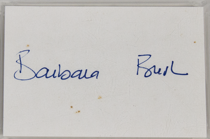 Barbara Bush Autographed Encapsulated Slab