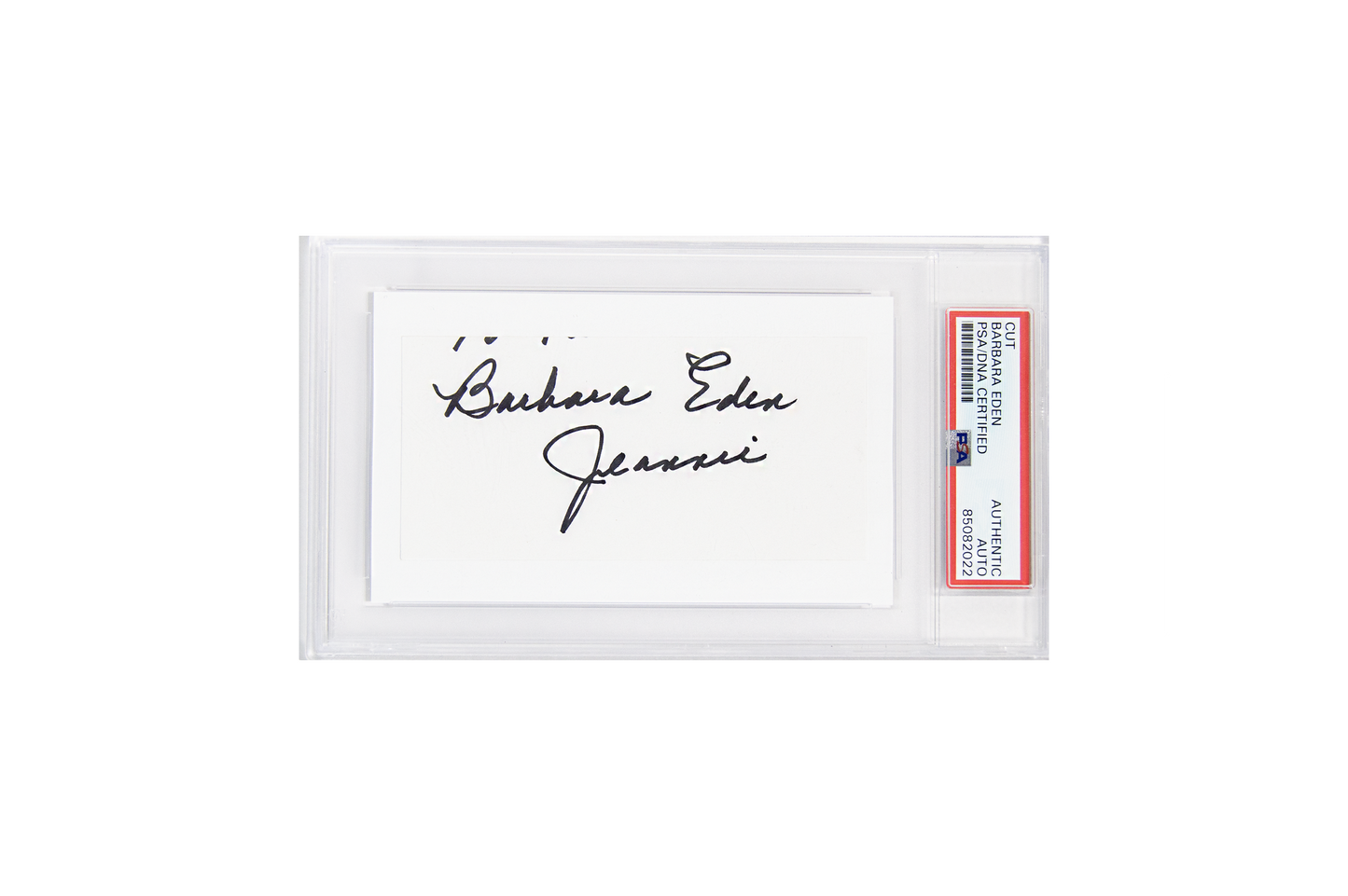 Barbara Eden Autographed Encapsulated Slab