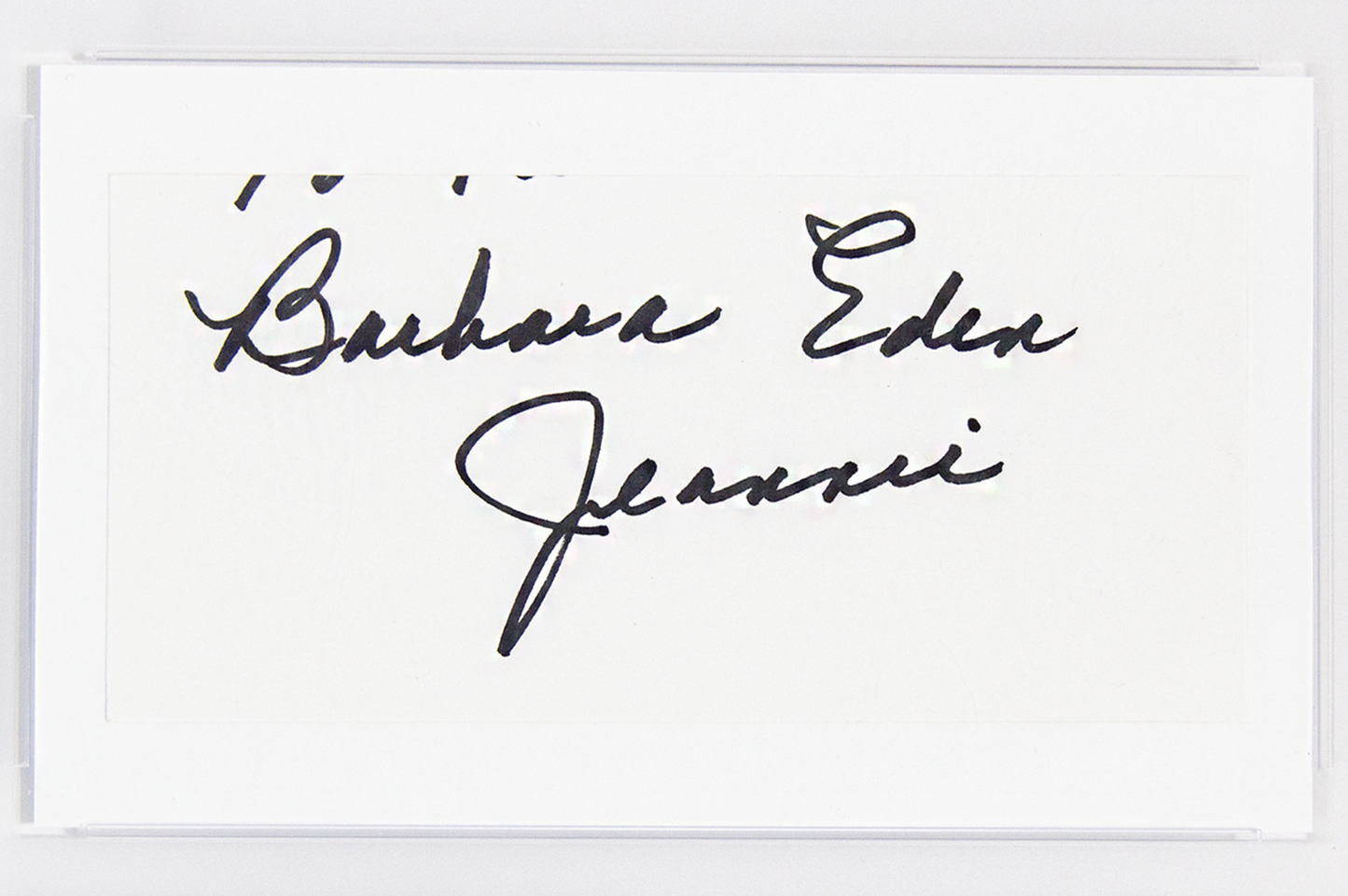 Barbara Eden Autographed Encapsulated Slab