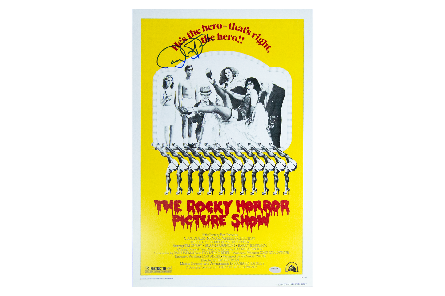 Barry Bostwick Autographed 'Rocky Horror Picture Show' Poster