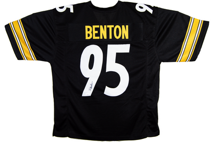 Keeanu Benton Autographed Custom Black Pittsburgh Jersey