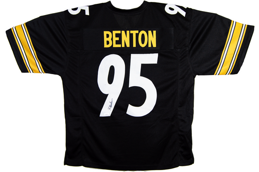Keeanu Benton Autographed Custom Black Pittsburgh Jersey