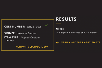 Keeanu Benton Autographed Custom Black Pittsburgh Jersey