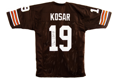 Bernie Kosar Autographed Custom Brown Cleveland Jersey
