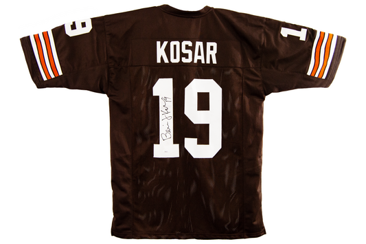 Bernie Kosar Autographed Custom Brown Cleveland Jersey