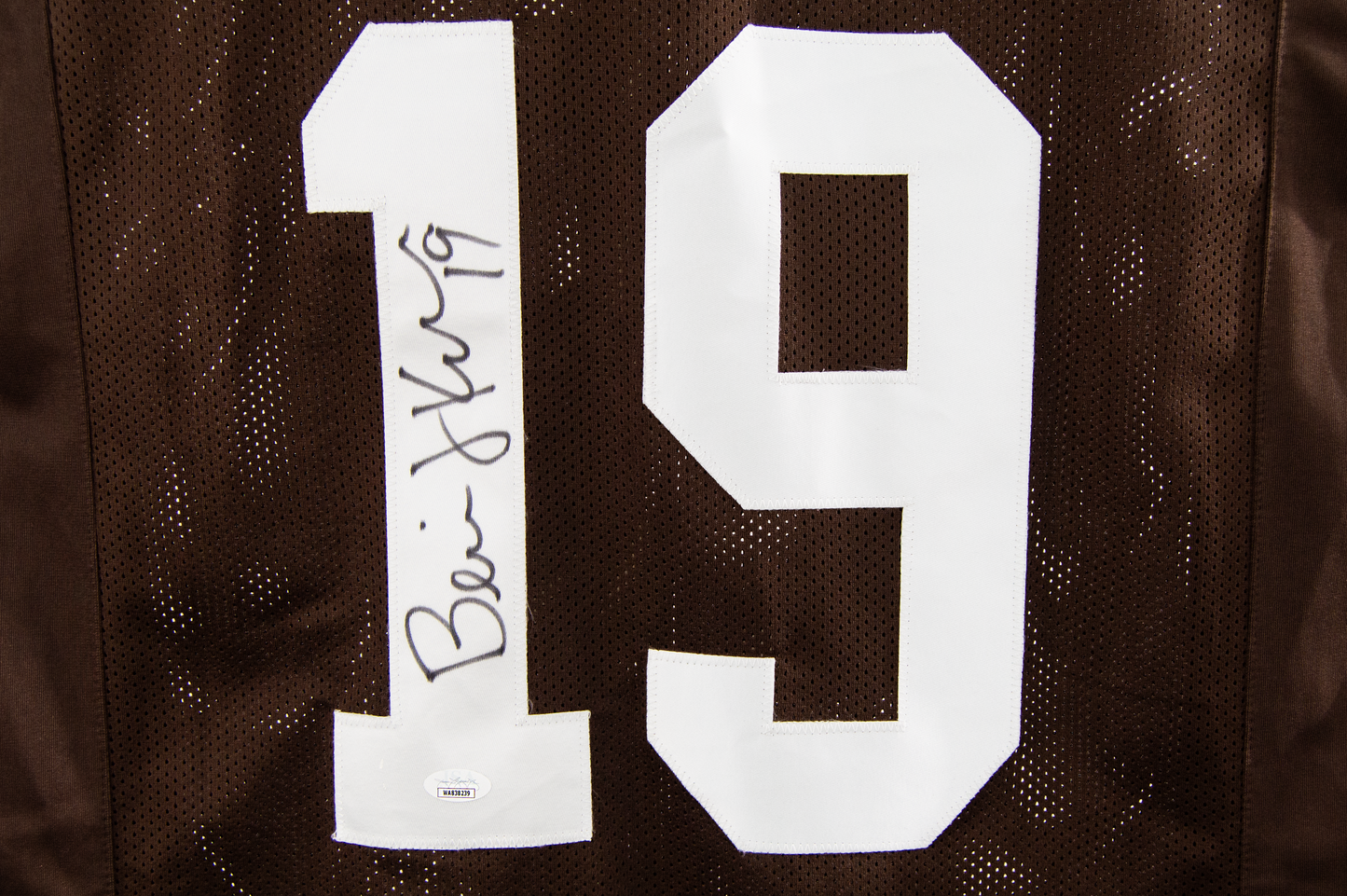 Bernie Kosar Autographed Custom Brown Cleveland Jersey