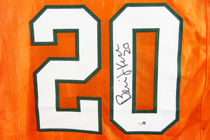 Bernie Kosar Autographed Custom Orange Miami Jersey