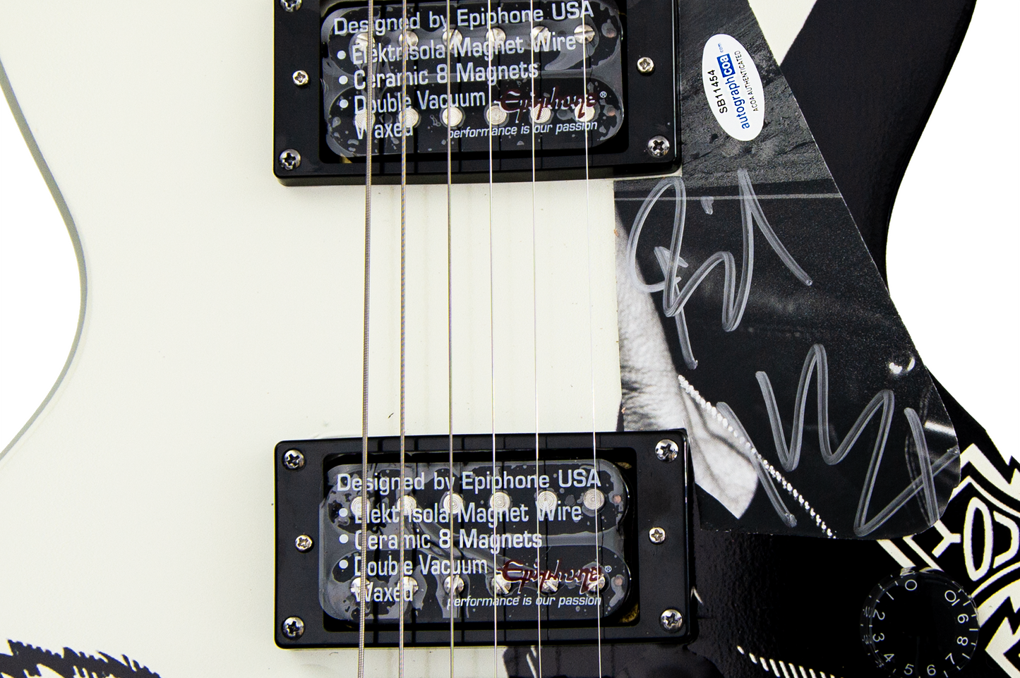 Billy Idol Autographed Guitar
