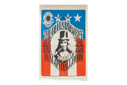 Blues Project w/ Great Society - Avalon Ballroom - 1966 (3rd Print)