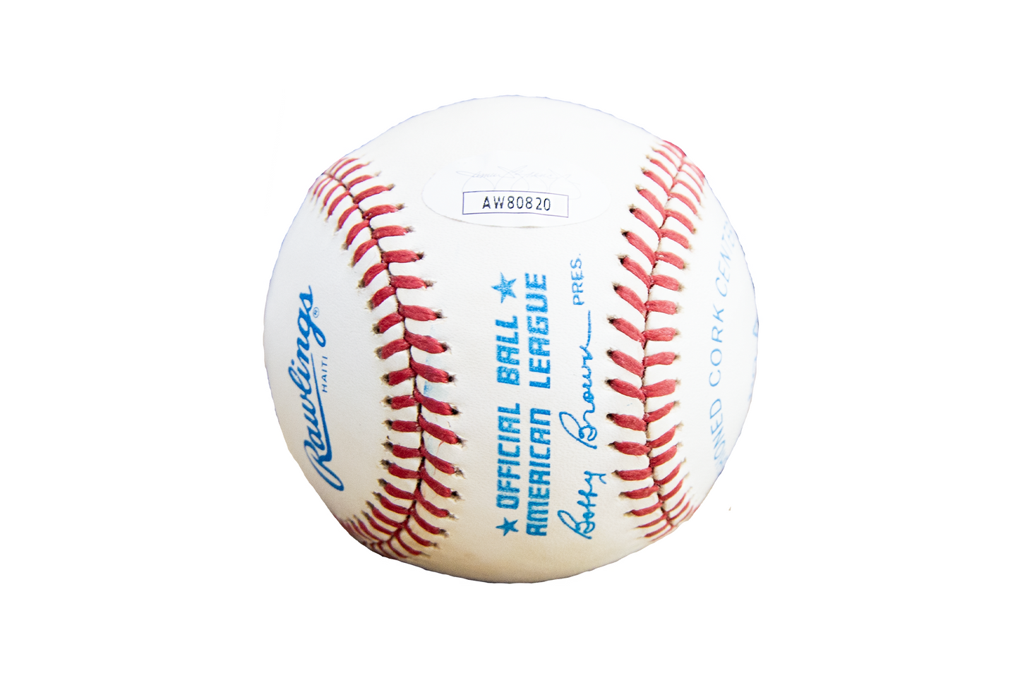 Bob Lemon Autographed Baseball