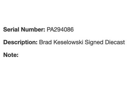 Brad Keselowski Autographed NASCAR Diecast  (2021 Talladega Spring Winner)