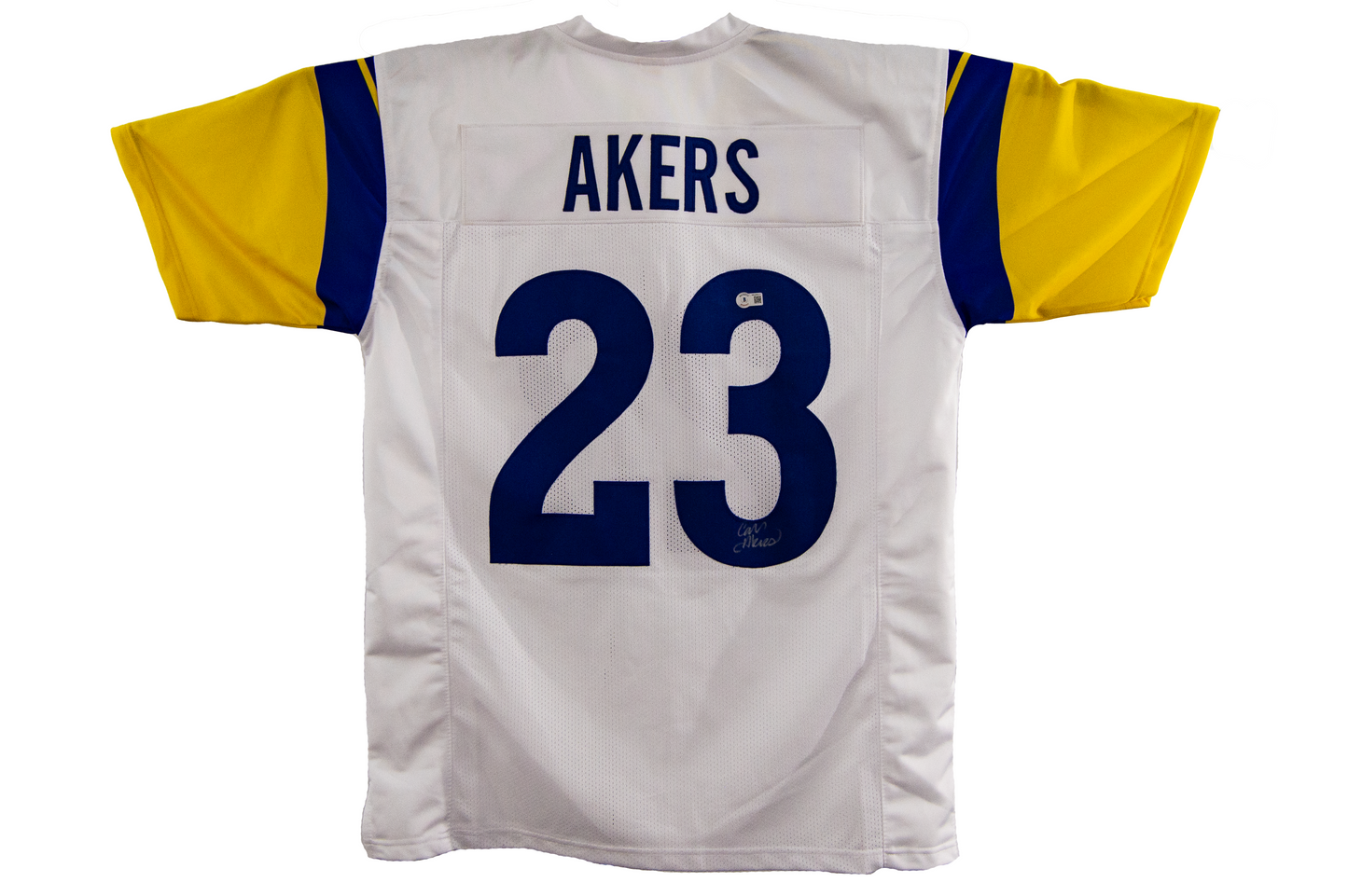 Cam Akers Autographed Custom White Los Angeles Jersey