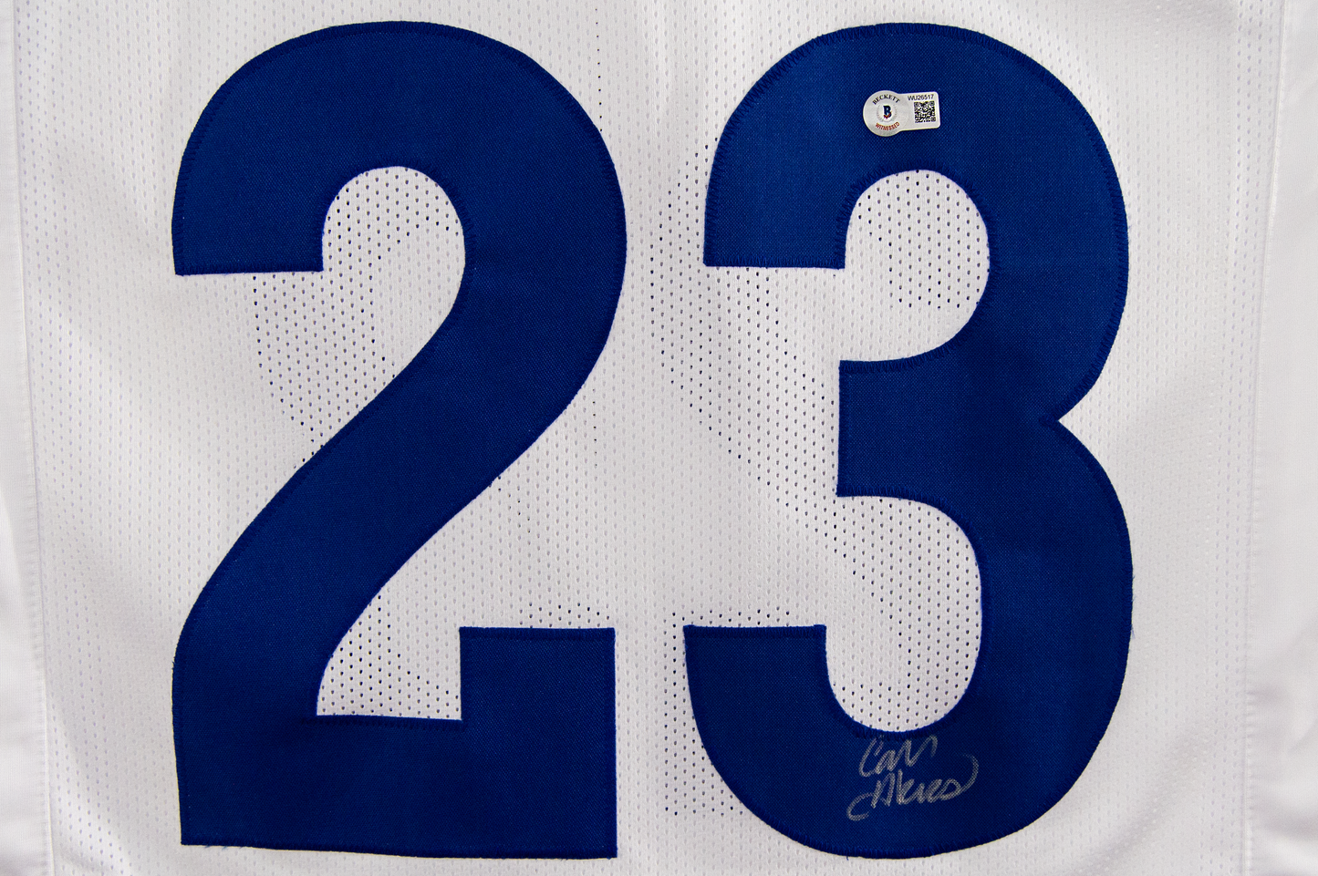 Cam Akers Autographed Custom White Los Angeles Jersey
